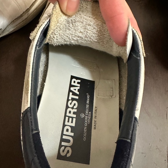 Pre owned Golden Goose Super-Star distressed-finish sneakers (Authentic) - Picture 5 of 5